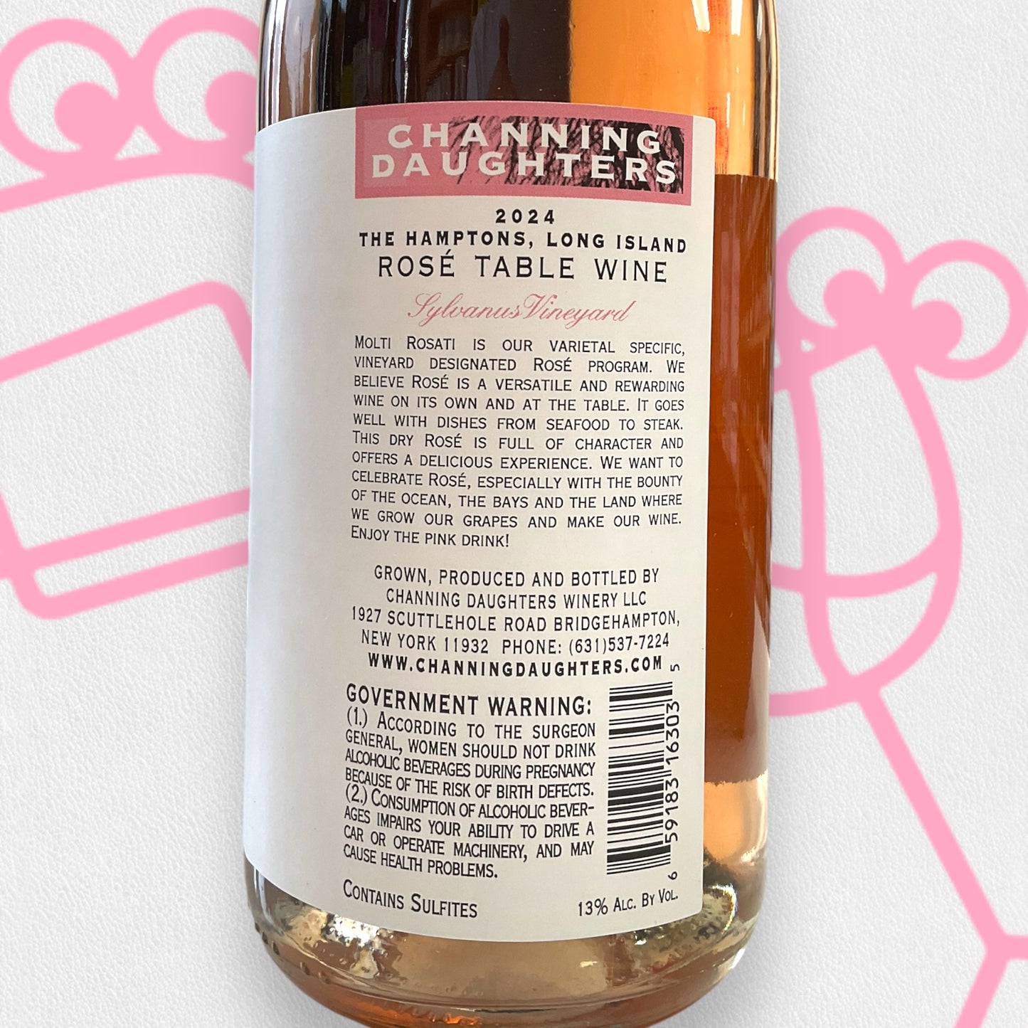 Channing Daughters 'Rosato Franconia' 2024 Long Island, New York