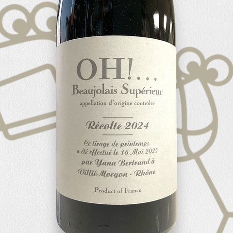 Yann Bertrand 'Oh!...' 2024 Beaujolais, France