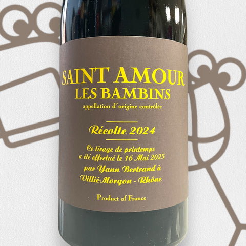 Yann Bertrand Saint Amour 'Les Bambins' 2024 Beaujolais, France