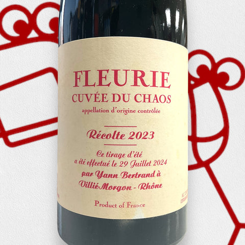 Yann Bertrand Fleurie 'Cuvee du Chaos' 2023 Beaujolais, France