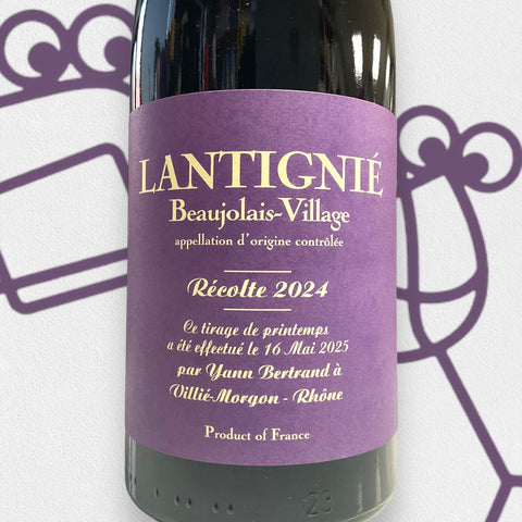 Yann Bertrand Beaujolais 'Lantignie' 2024 Beaujolais, France