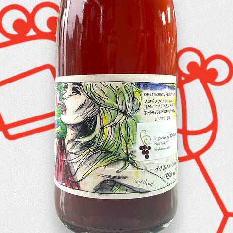 Jan Matthias Klein 'Kiss Kiss Maddies Lips' Pet-nat Rosé 2022 Mosel, Germany - Williston Park Wines & Spirits