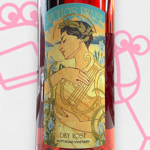 Apollo's Praise 'Nutt Road Vineyard' Dry Rosé 2024 Seneca Lake, NY - Williston Park Wines & Spirits