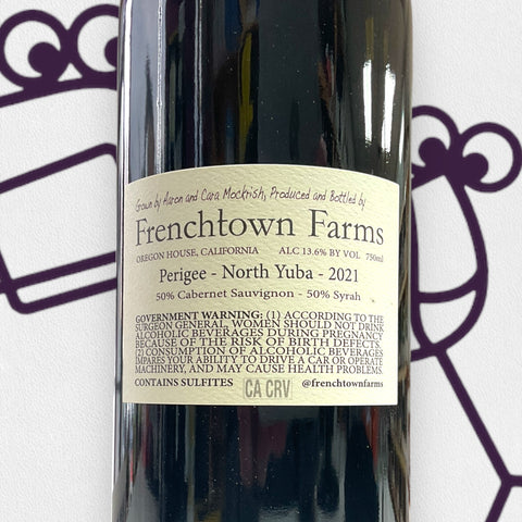 Frenchtown Farms 'Perigee' 2021 North Yuba, California - Williston Park Wines & Spirits