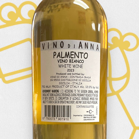 Vino di Anna 'Palmento' Bianco 2023 Sicily, Italy - Williston Park Wines & Spirits