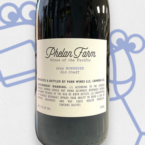 Phelan Farm Mondeuse 2022 San Luis Obispo, California - Williston Park Wines & Spirits