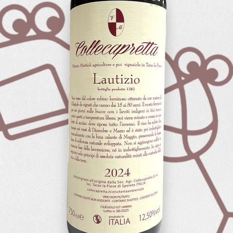 Collecapretta 'Lautizio' 2024 Umbria, Italy - Williston Park Wines & Spirits