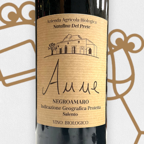 Natalino Del Prete 'Anne' Negroamaro 2022 Puglia, Italy - Williston Park Wines & Spirits