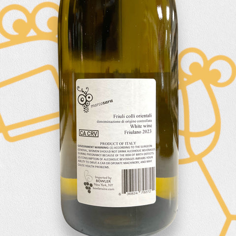 Marco Sara 'Friulano' 2023 Friuli, Italy