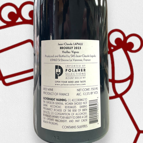 Domaine Jean-Claude Lapalu Brouilly Vieilles Vignes 2023 Beaujolais, France