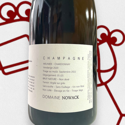 Domaine Nowack 'Les Arpents Rouge' Extra Brut 2020 Champagne, France