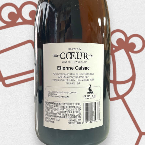 Etienne Calsac 'Rosé de Craie' NV Champagne, France
