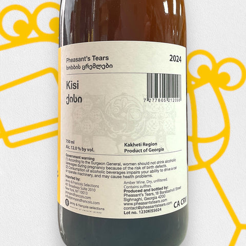 Pheasant's Tears 'Kisi' 2024 Kakheti, Georgia Republic