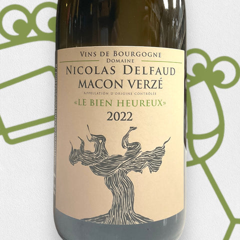Nicolas Delfaud Macon-Verze Blanc 'Le Bien Heureux' 2022 Burgundy, France