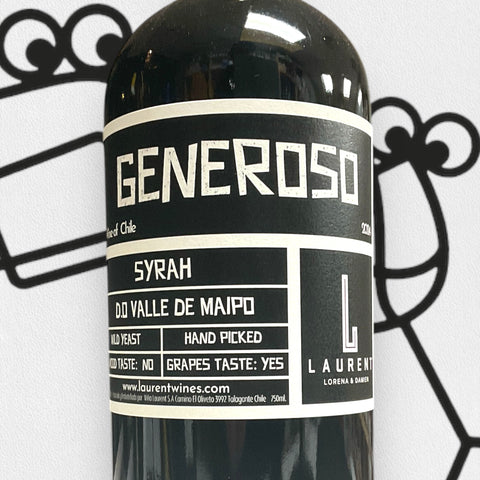 Vina Laurent 'Generoso' Syrah 2024 Maipo Valley, Chile