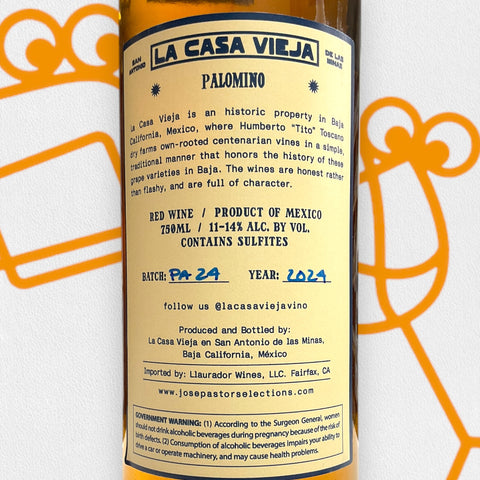 La Casa Vieja Palomio 2024 Guadalupe, Mexico - Williston Park Wines & Spirits