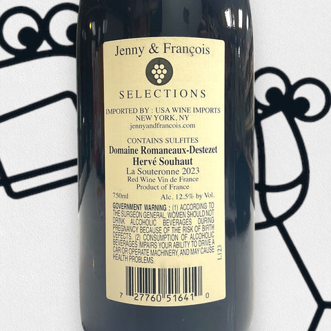 Herve Souhaut 'La Souteronne' 2023 Ardeche, France - Williston Park Wines & Spirits