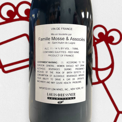 Agnes & Rene Mosse 'Cabernet Franc' 2023 Loire Valley, France - Williston Park Wines & Spirits