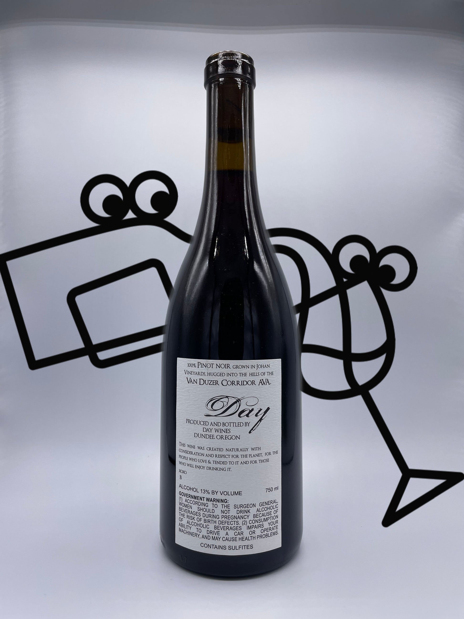 Day Wines 'Johan Vineyard' Pinot Noir 2017 Willamette Valley, Oregon - Williston Park Wines & Spirits