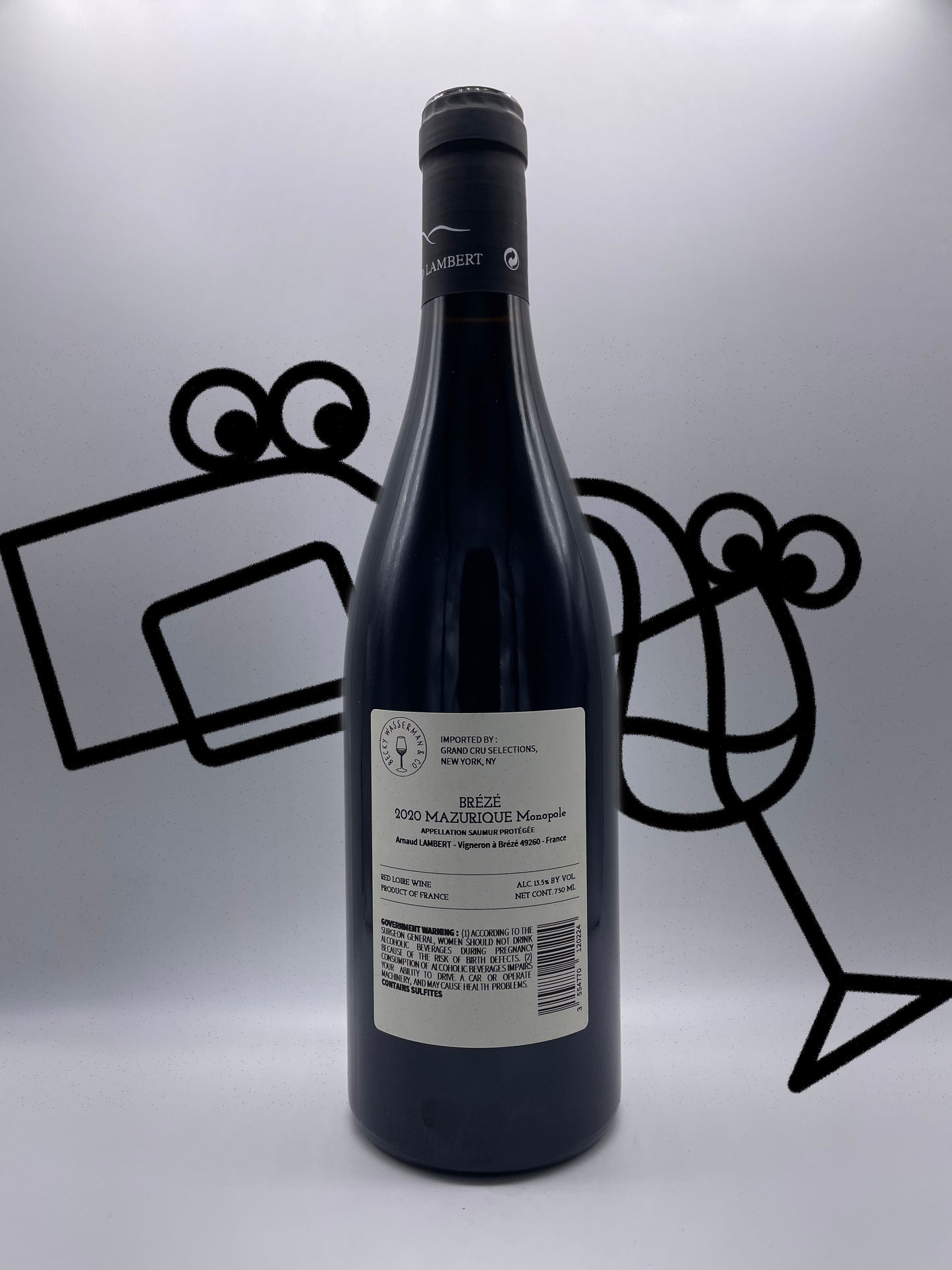 Arnaud Lambert 'Clos Mazurique' Saumur Rouge 2020 Loire Valley, France - Williston Park Wines & Spirits