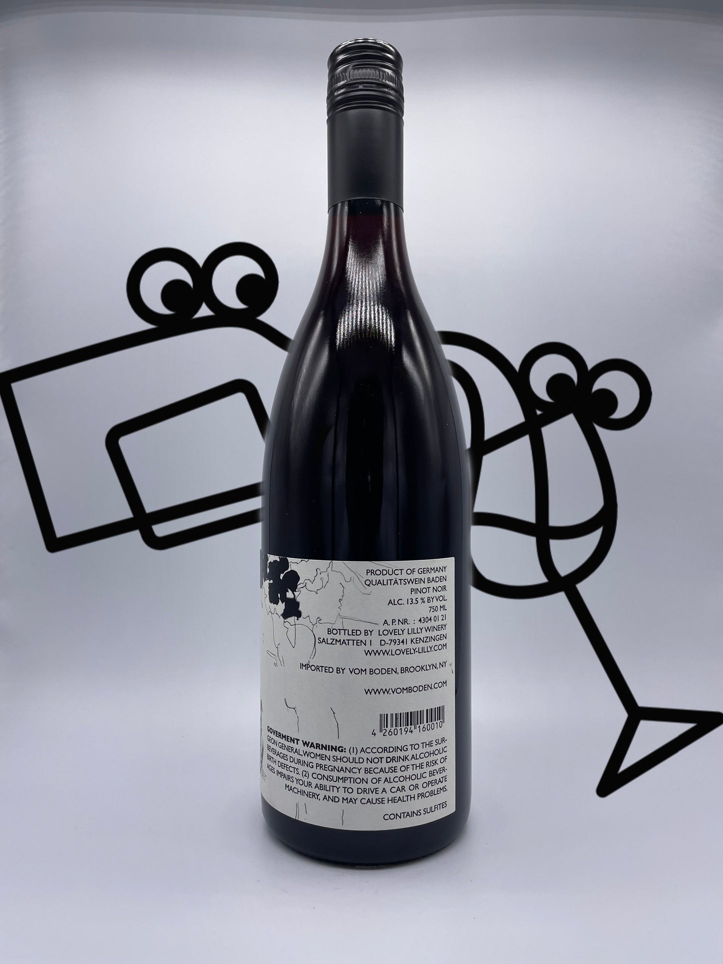 Shelter Winery 'Lovely Lilly' Pinot Noir 2019 Baden, Germany - Williston Park Wines & Spirits