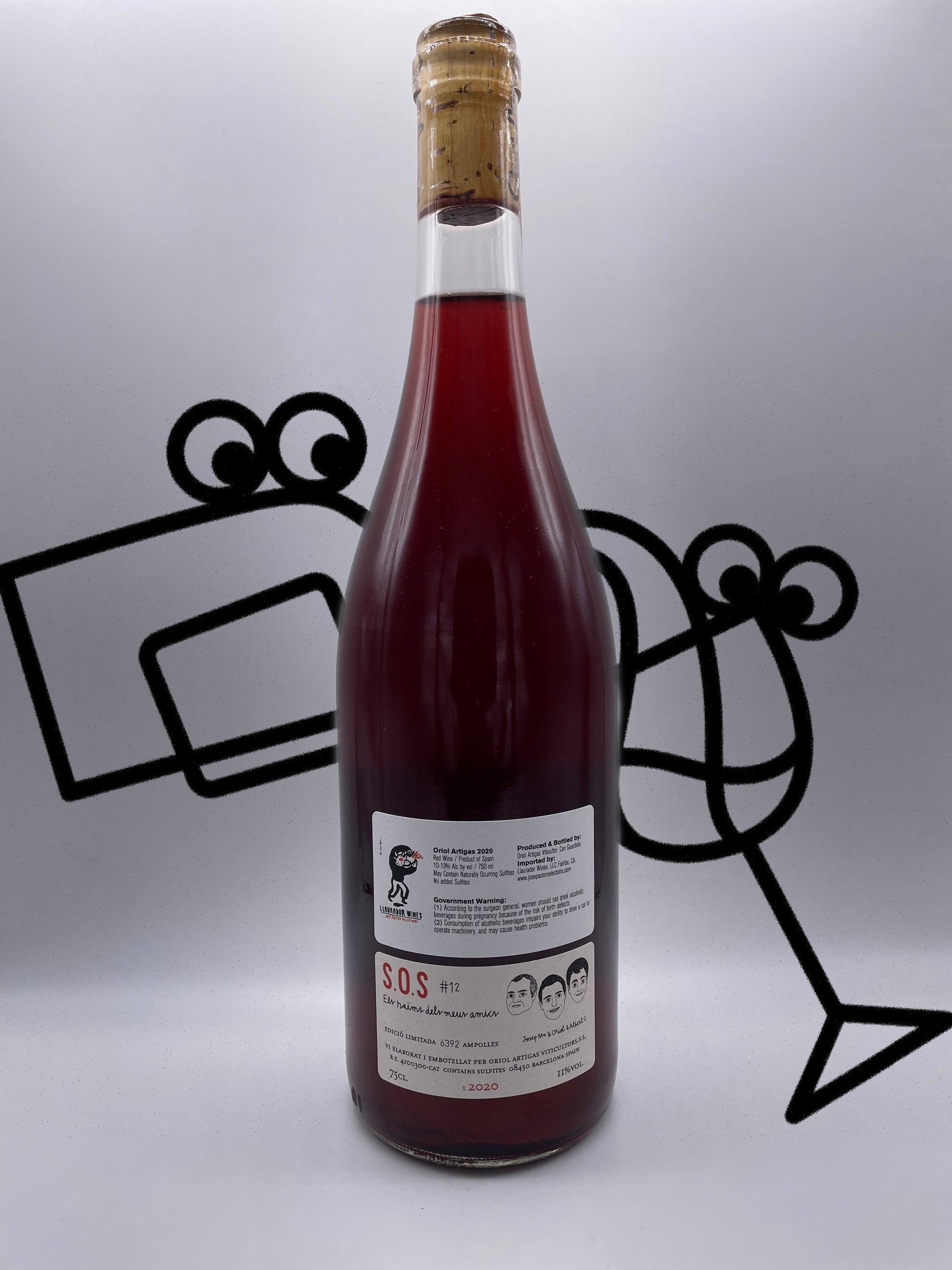 Oriol Artigas SOS#12 Succes Vinicola Negre 2020 Catalonia, Spain - Williston Park Wines & Spirits