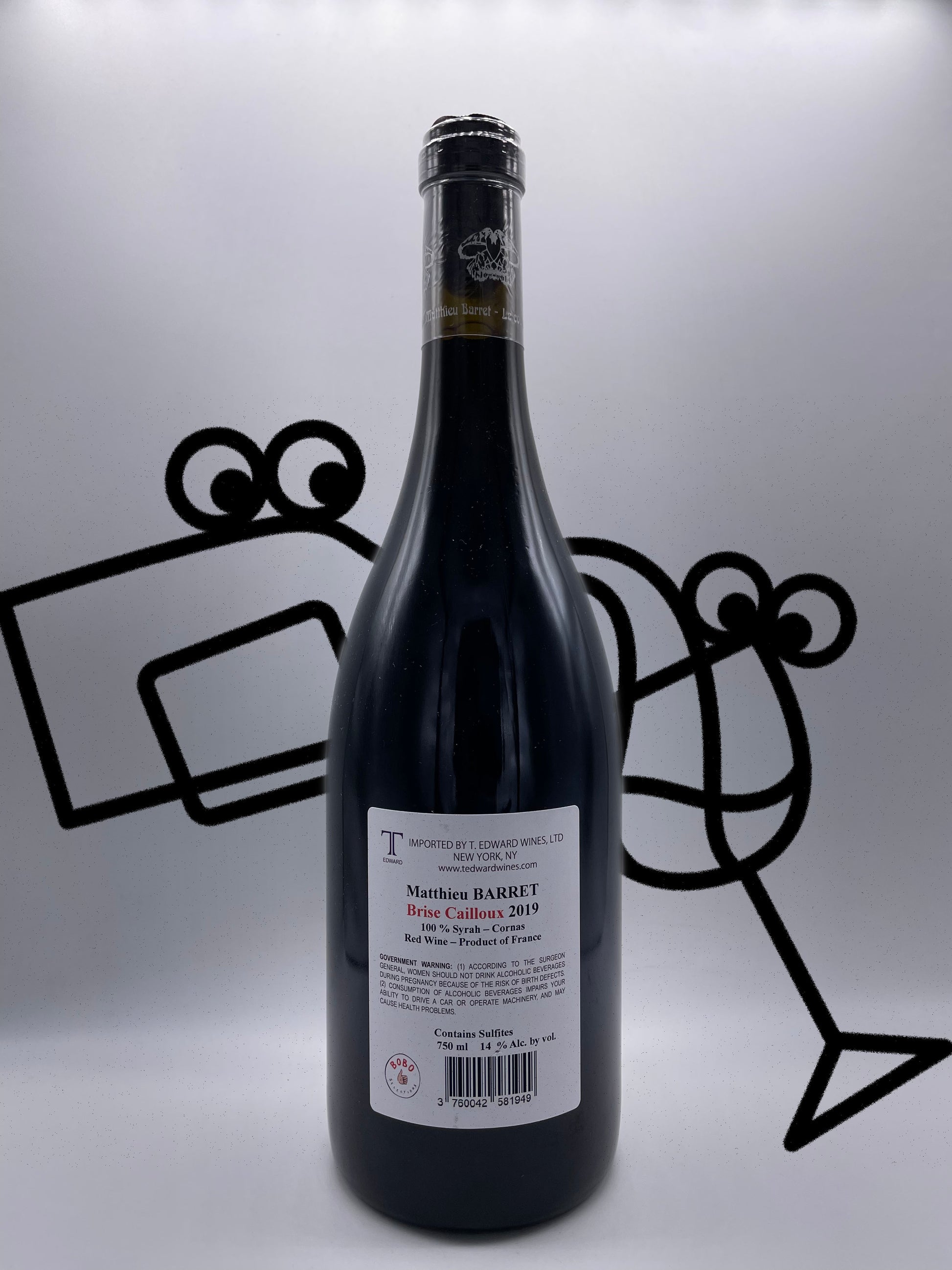 Matthieu Barret Cornas 'Brise Cailloux' 2019 Rhone, France - Williston Park Wines & Spirits