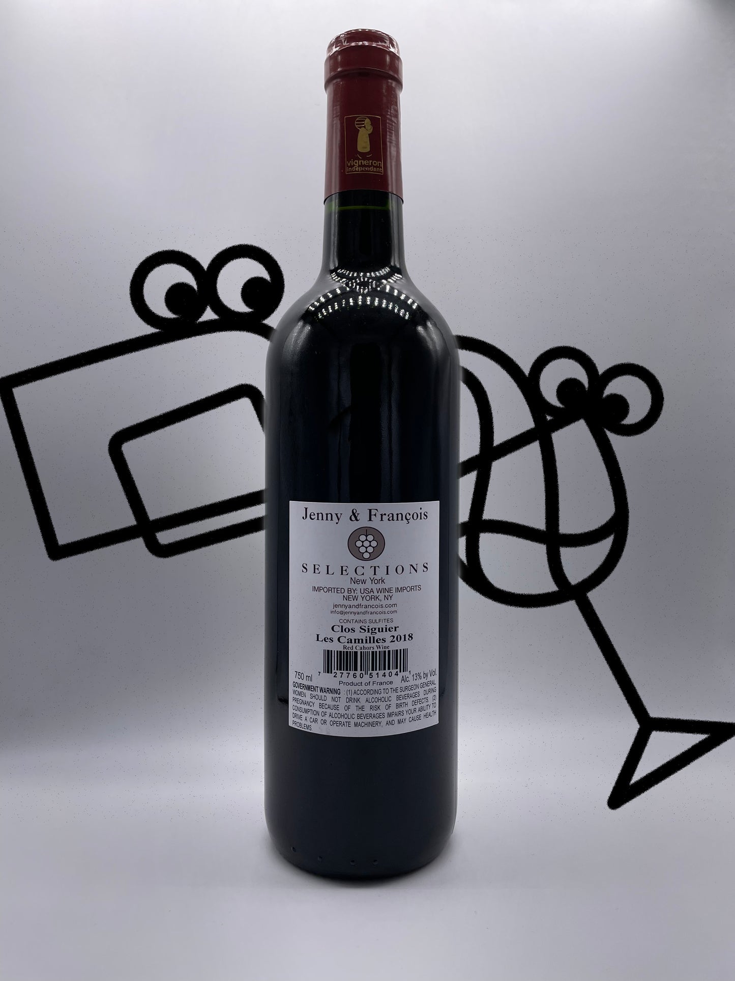 Clos Siguier 'Les Camilles' Malbec Cahors, France - Williston Park Wines & Spirits