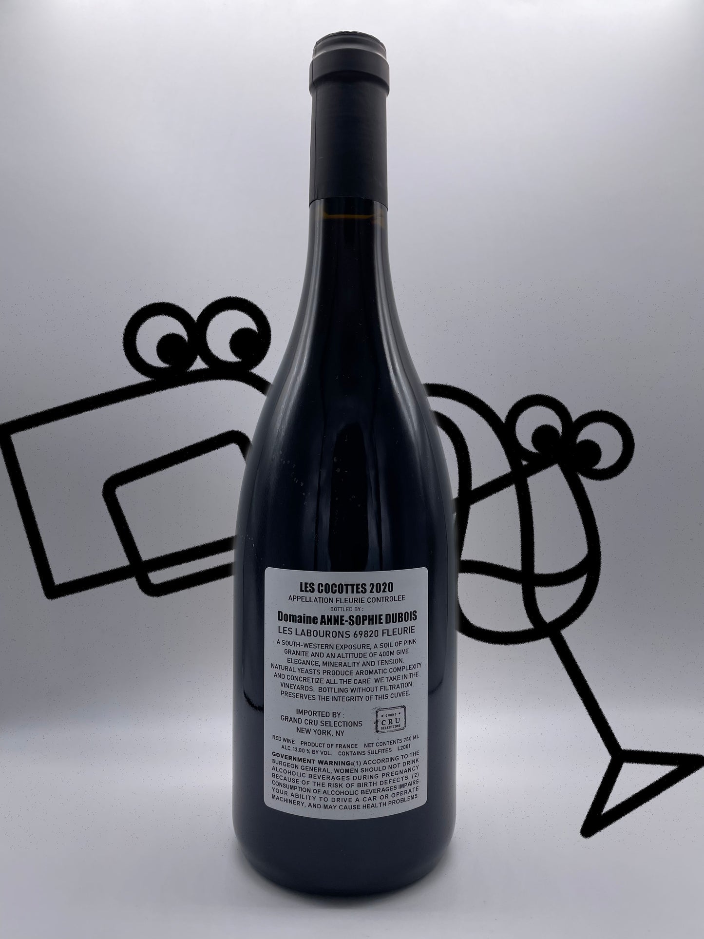 Anne-Sophie Dubois Fleurie 'Les Cocottes' 2020 Beaujolais, France - Williston Park Wines & Spirits