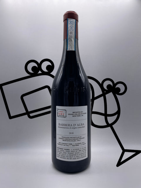 Cascina Fontana Barbera d'Alba 2018 Piedmont, Italy - Williston Park Wines & Spirits