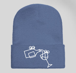 Carolina Blue Yupoong Solid Cuff Beanie - Williston Park Wines & Spirits