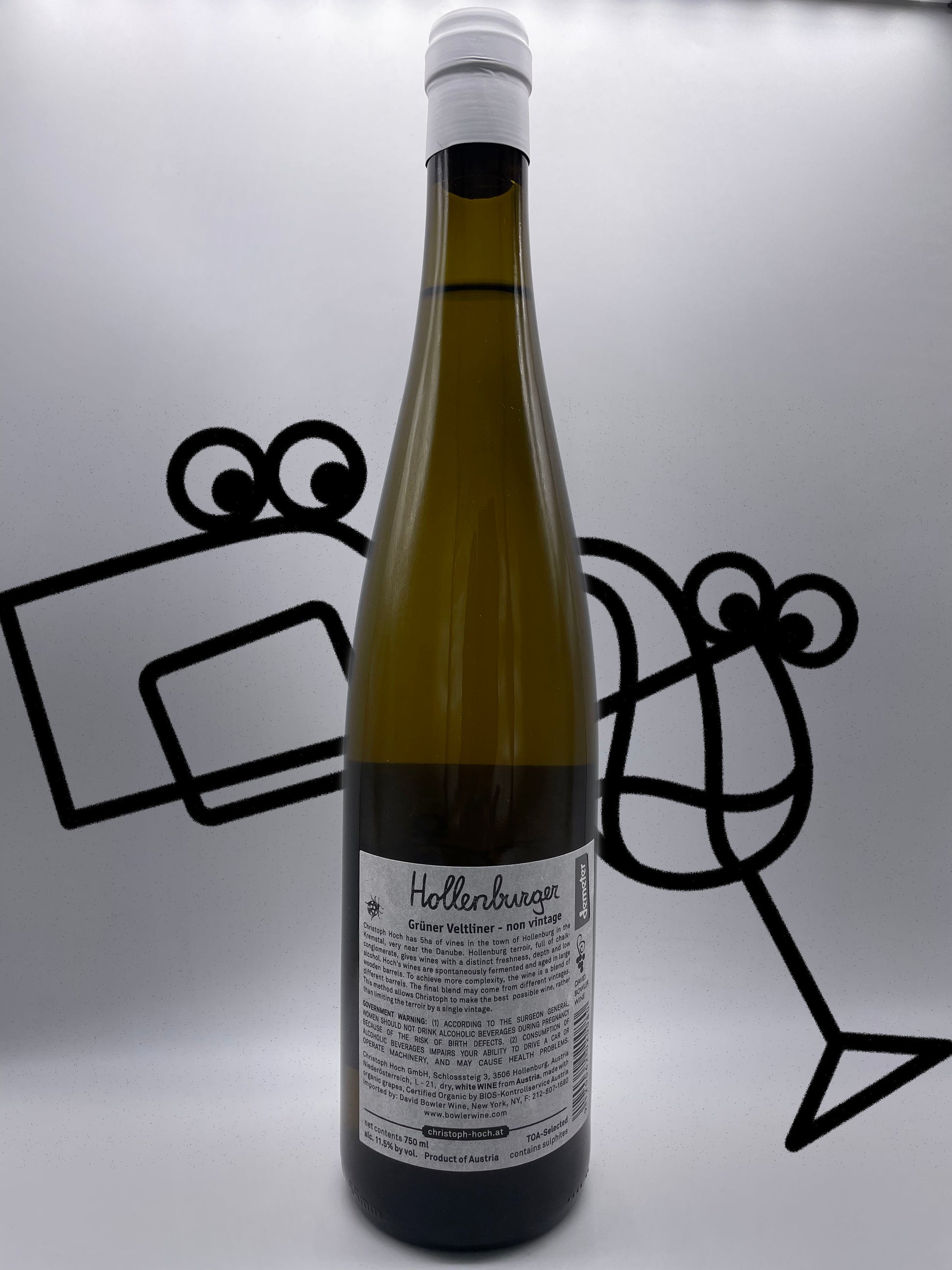 Christoph Hoch Grüner Veltliner 'Hollenburger' Kremstal, Austria - Williston Park Wines & Spirits