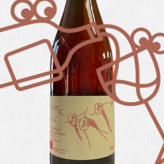 Marie & Vincent Tricot 'Les 3 Bonhommes Rosé' 2021 Auvergne, France - Williston Park Wines & Spirits