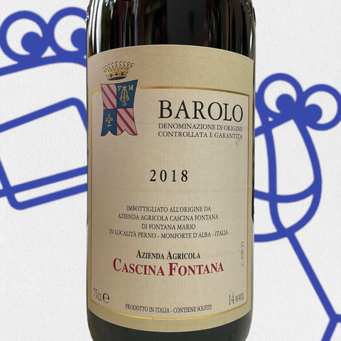 Cascina Fontana Barolo 2018 Piedmont, Italy - Williston Park Wines & Spirits
