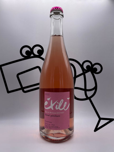 Lise et Bertrand Jousset 'Exile' 2020 Rosé Pet Nat Williston Park Wines