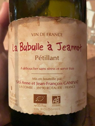 Anne et Jean-Francois Ganevat 'La Bubulle a Jeannot' Petillant - Williston Park Wines & Spirits