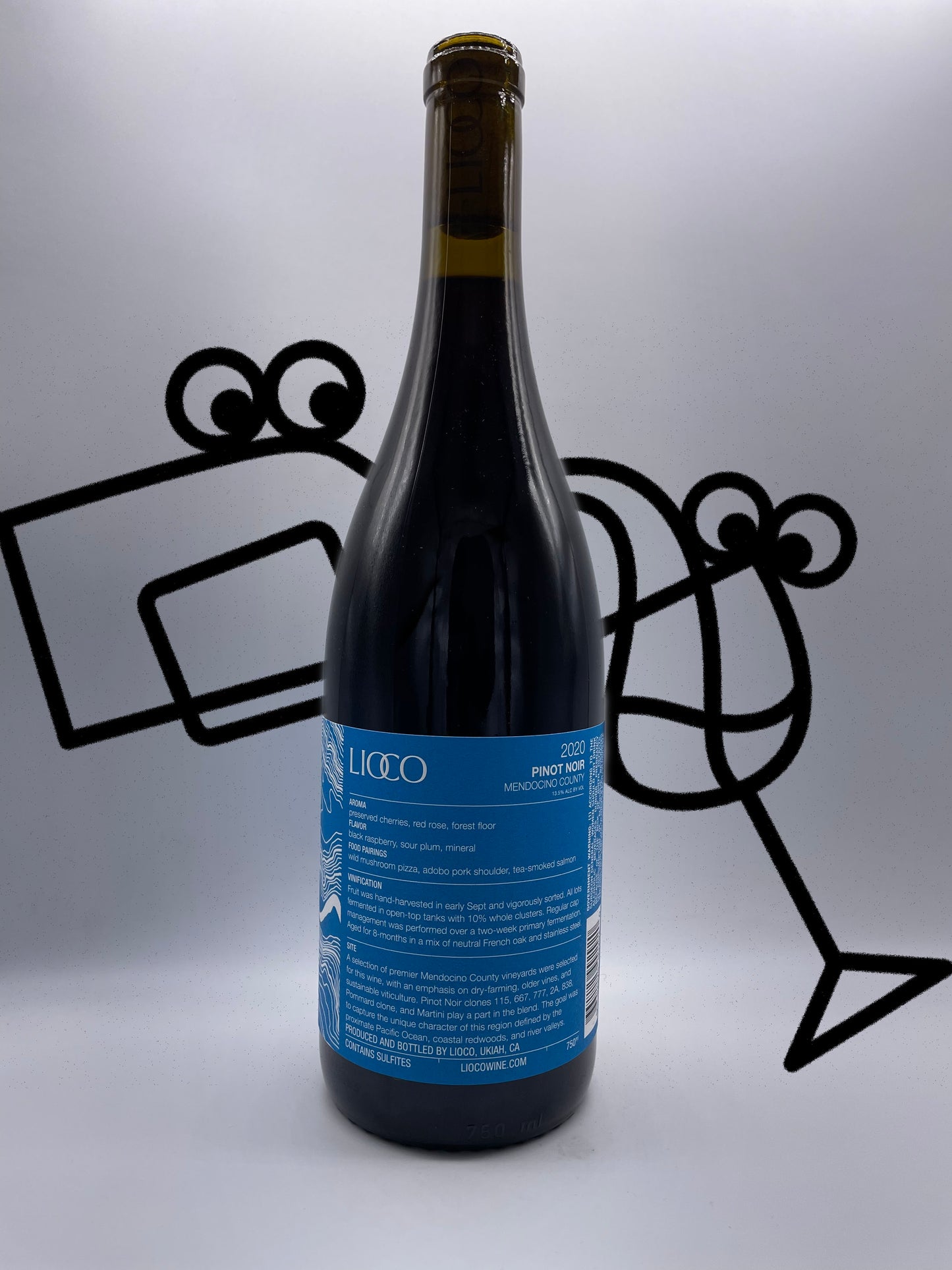 Lioco 'Mendocino County' Pinot Noir 2020 California - Williston Park Wines & Spirits