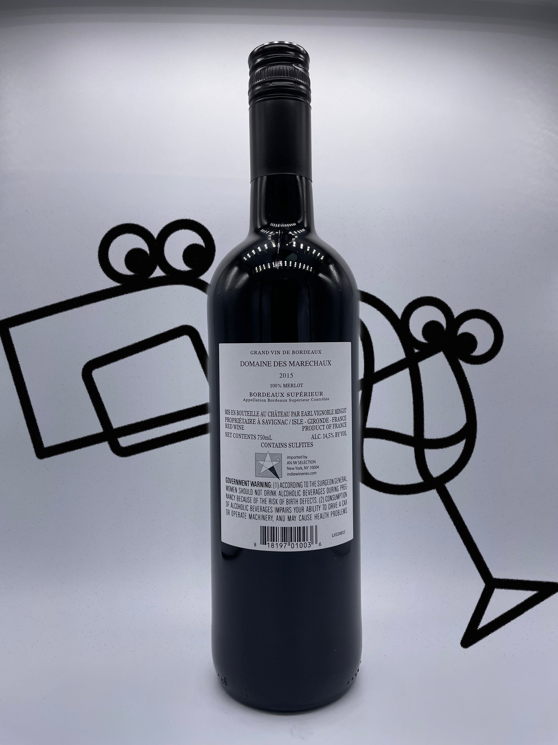Domaine des Marechaux 2015 Bordeaux Supérieur - Williston Park Wines & Spirits