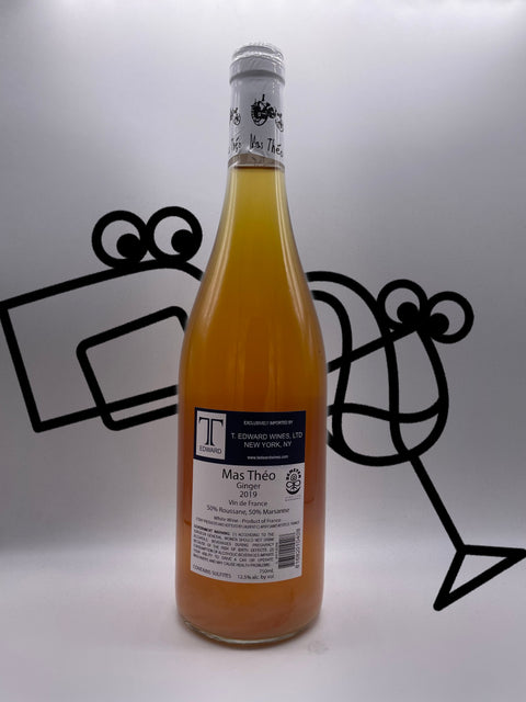 Mas Théo 'Ginger' Orange 2019 Southern Rhone Valley, France - Williston Park Wines & Spirits