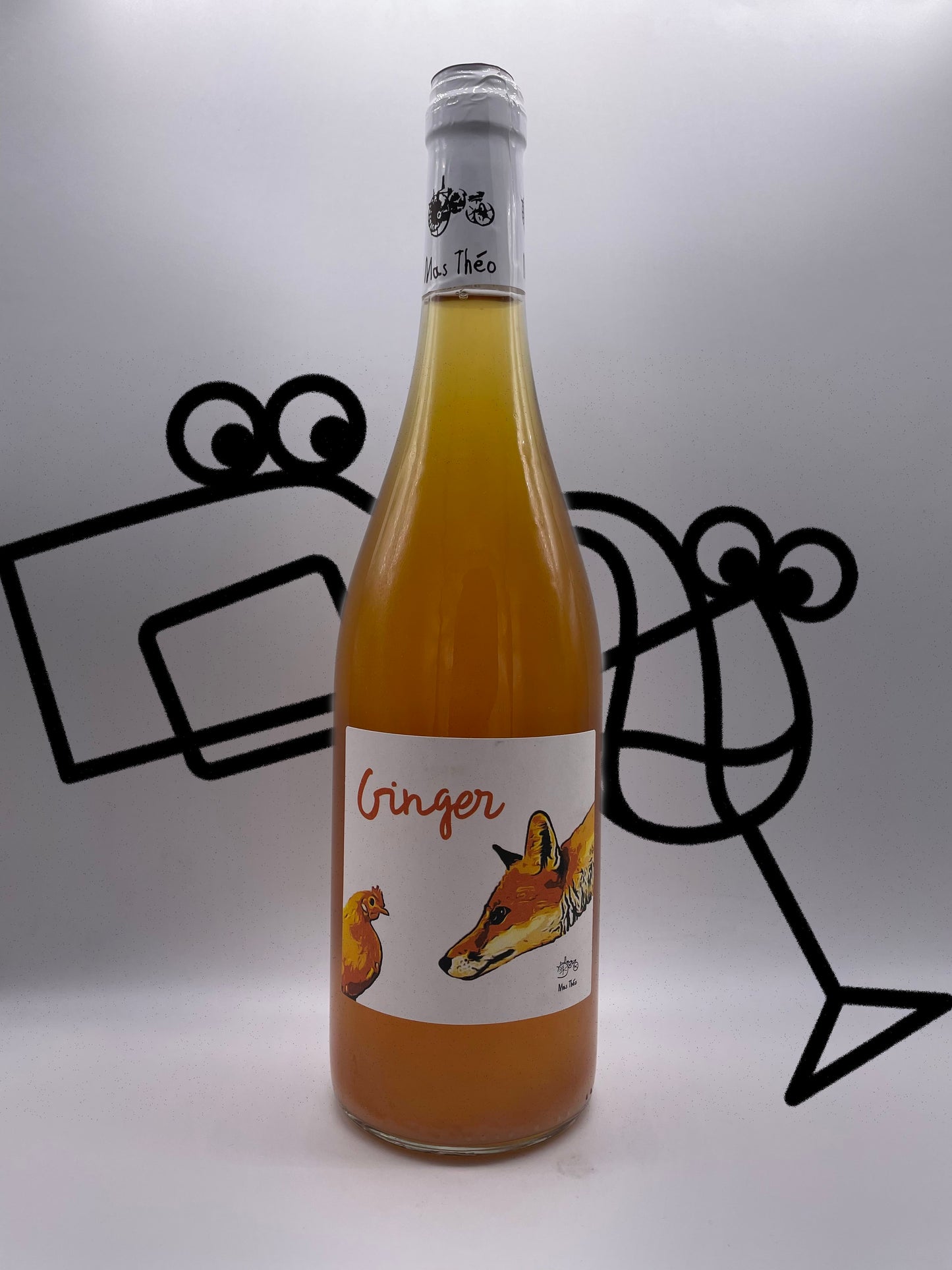 Mas Théo 'Ginger' Orange 2019 Southern Rhone Valley, France Williston Park Wines