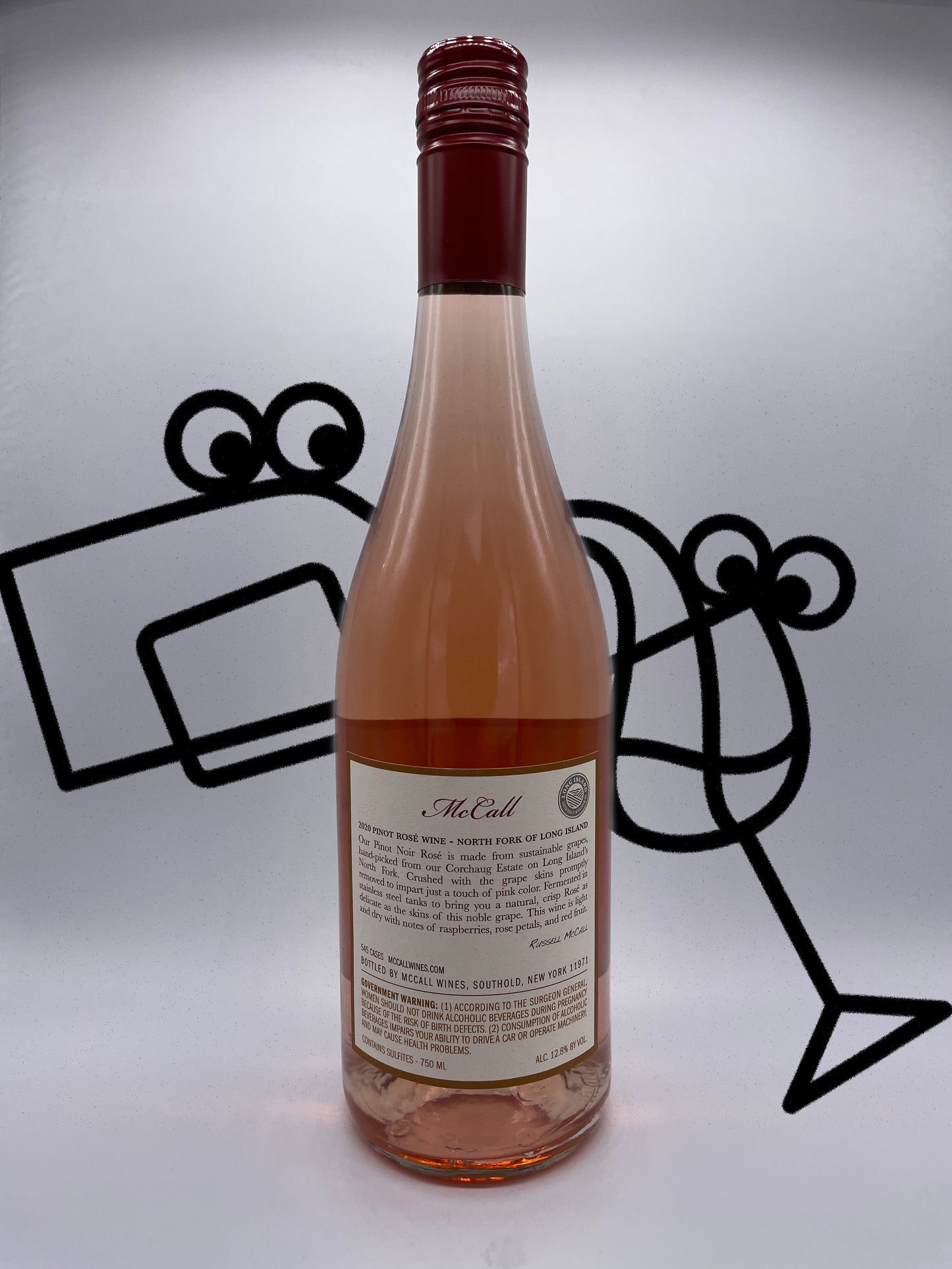 McCall 'Whole Cluster Pinot Noir Rosé' Long Island, New York - Williston Park Wines & Spirits