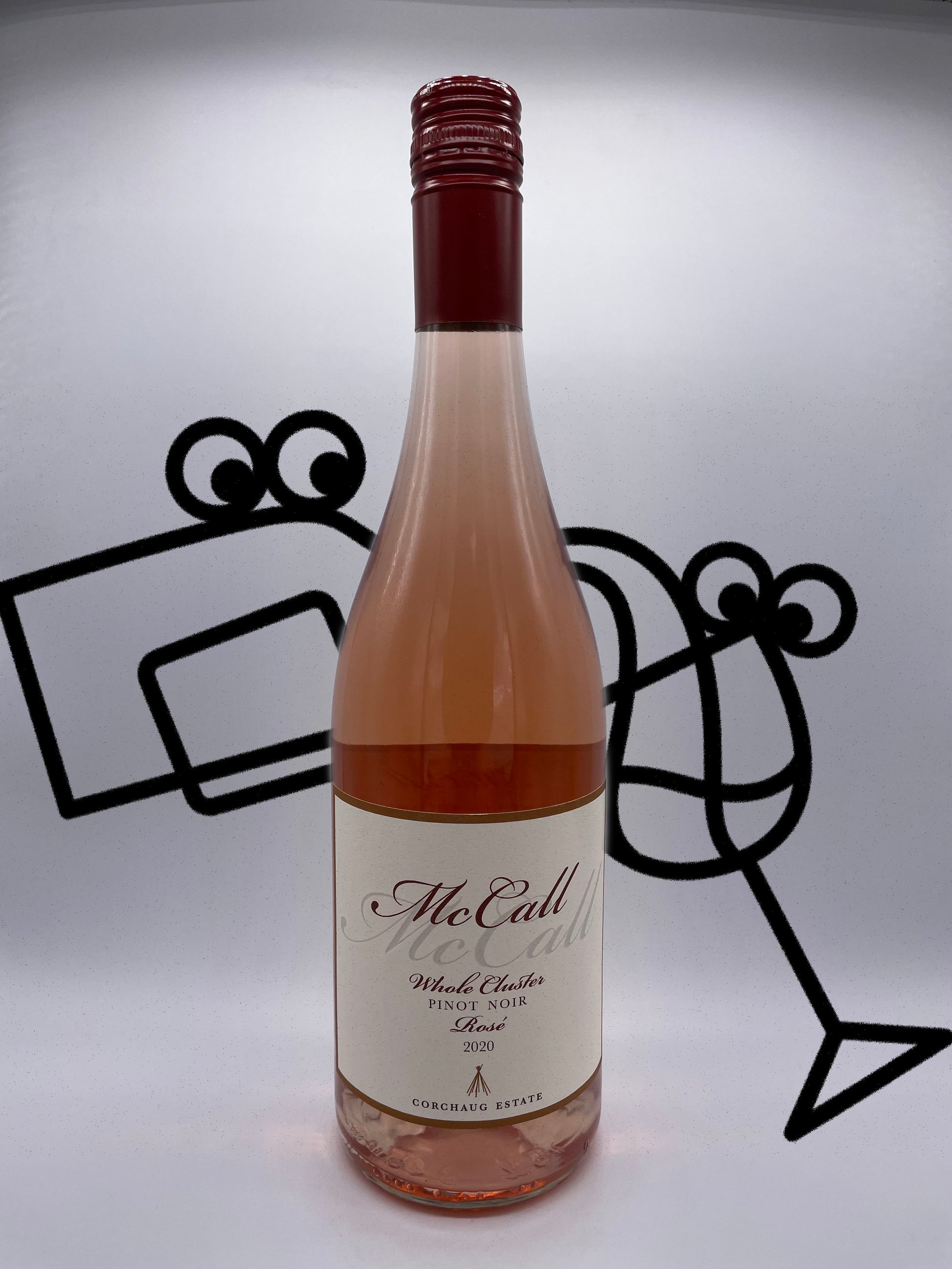 McCall 'Whole Cluster Pinot Noir Rosé' Long Island, New York Williston Park Wines