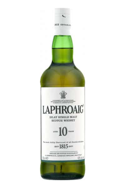 Laphroaig 10 Year Old Single Malt Scotch Whisky 750ml - Williston Park Wines & Spirits