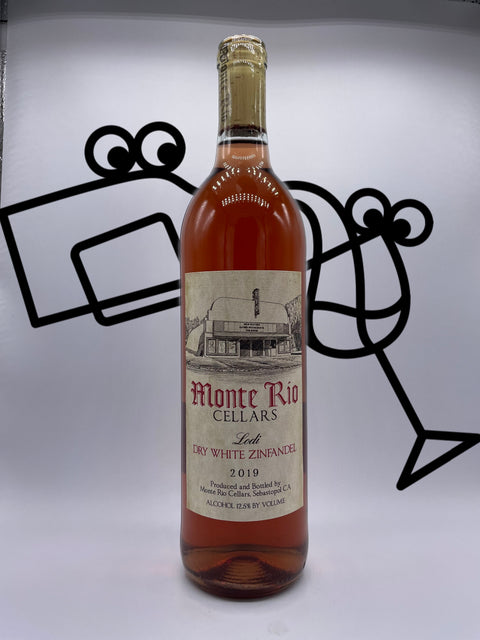 Monte Rio Cellars 'Dry' White Zinfandel Williston Park Wines