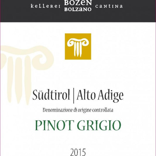 Cantina Bolzano Pinot Grigio 2020 Alto Adige, Italy - Williston Park Wines & Spirits