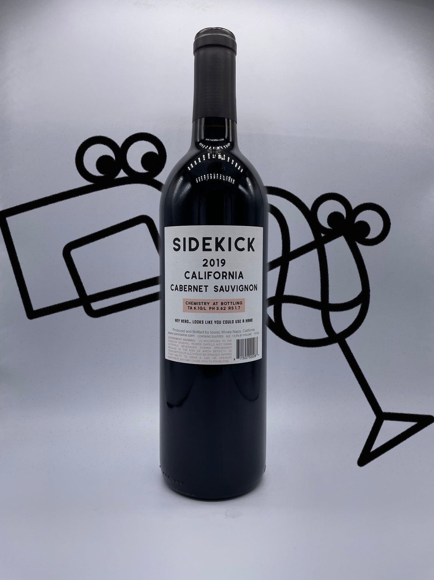 Iconic 'Sidekick' Cabernet Sauvignon California - Williston Park Wines & Spirits