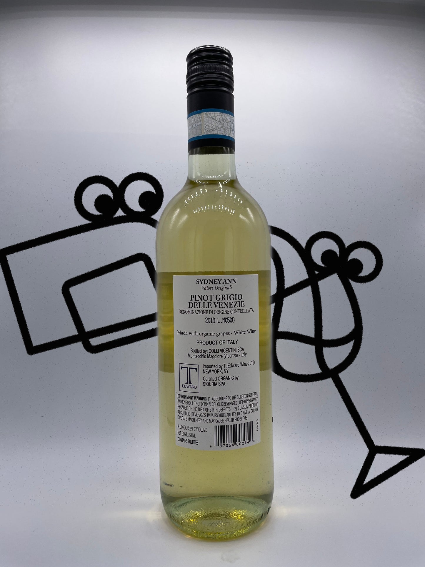 Sydney Ann Pinot Grigio del Veneto 'Organic' 2019 - Williston Park Wines & Spirits