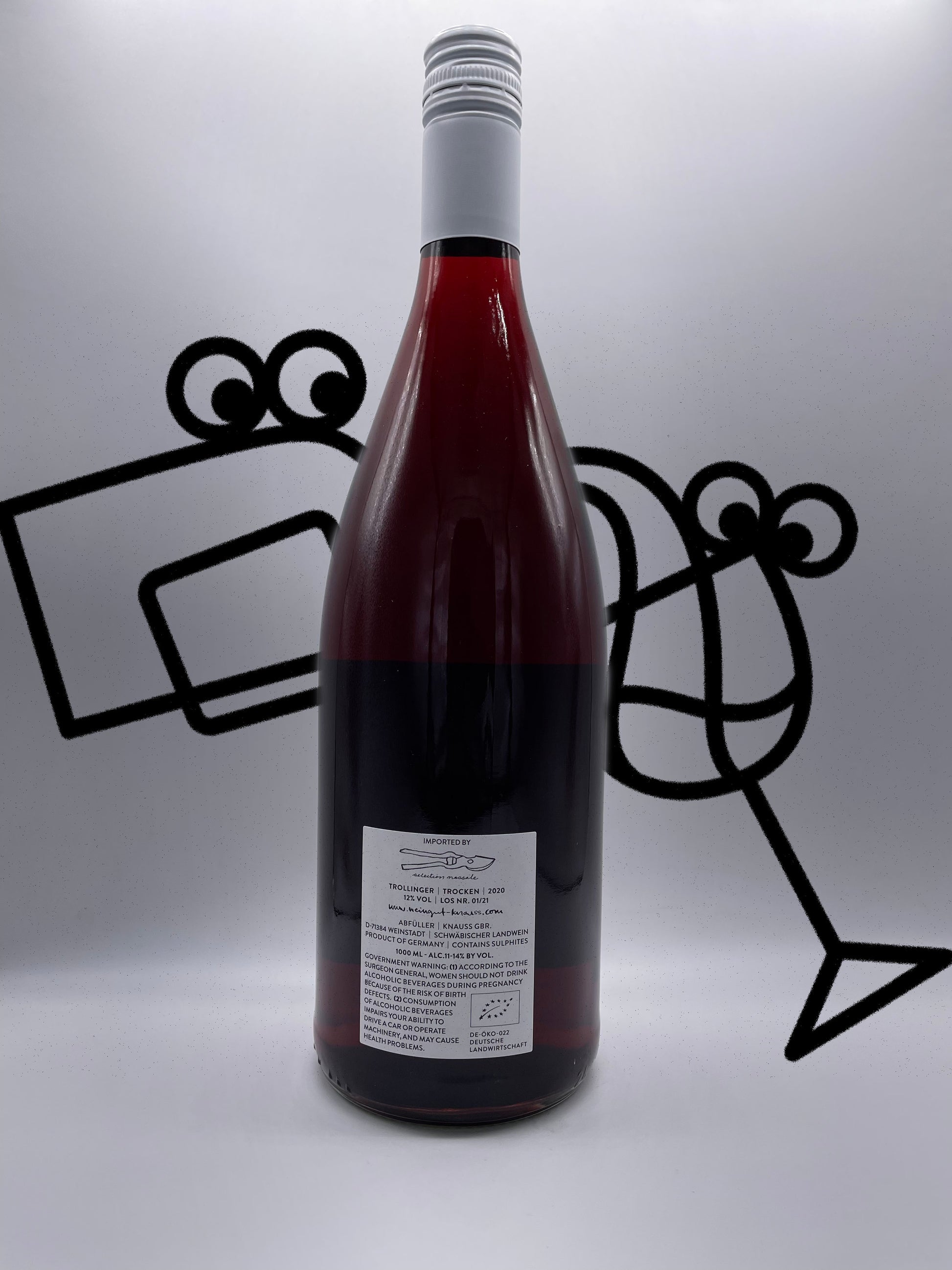 Andi Knauss 'La Boutanche' Trollinger Strümpfelbach, Germany 2020 1L - Williston Park Wines & Spirits